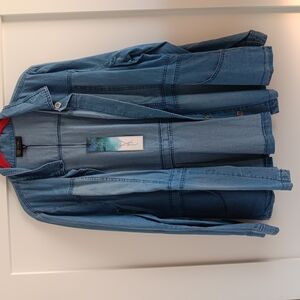 Soft Surroundings Blue Denim Jacket